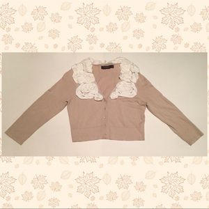 Neutral Roset Cardigan
